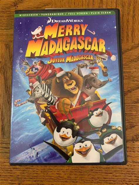 Merry Madagascar Poster