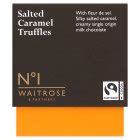 No Fairtrade Salted Caramel Truffles Waitrose Partners