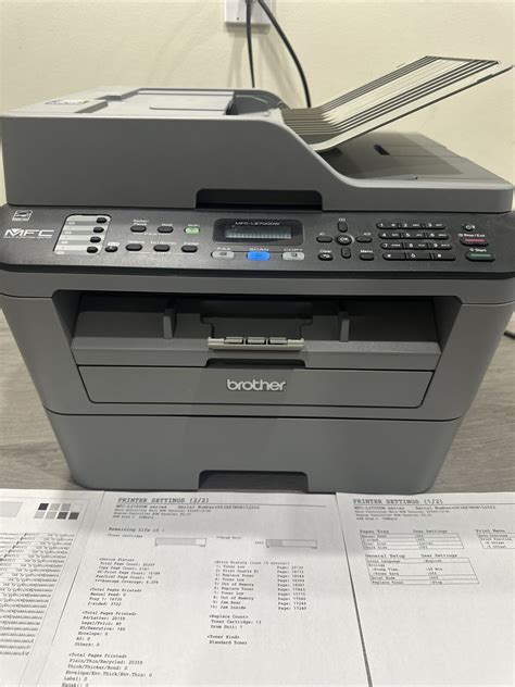 Brother Mfc L2700dw Laser Printer Monochrome Fax Scan Adf Copy Ebay