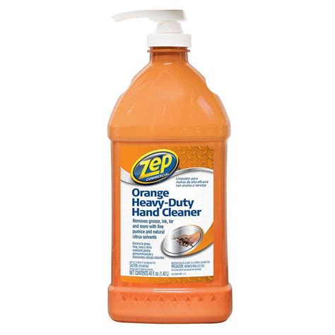 Zep 48 Oz Orange Heavy Duty Hand Cleaner Zuohc48ca The Home Depot