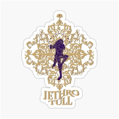 Jethro Tull Art Sticker For Sale By Williambartle Redbubble