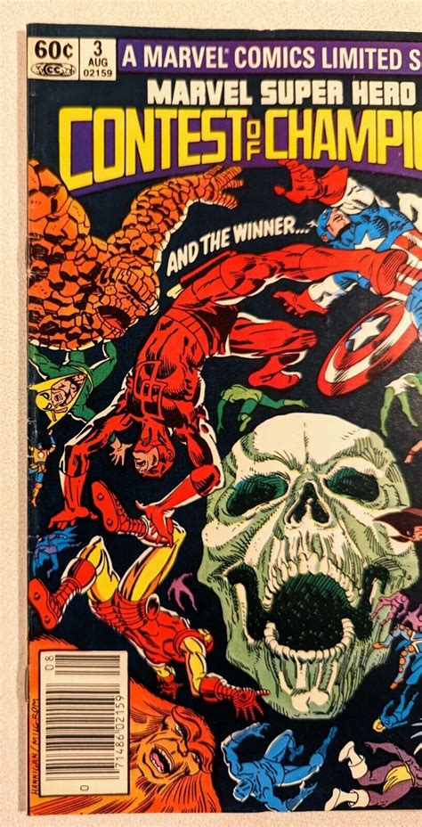 Contest Of Champions 1 3 1982 Complete Set First Marvel Mini Series