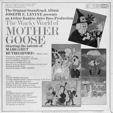 The Rankin/Bass (and Paul Coker, Jr.) “Wacky World of Mother Goose” (1965)