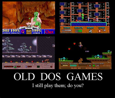 Old Dos Games By Phoenixmanx Xl On Deviantart