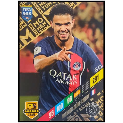 FIFA 365 2024 Karta MOMENTUM WARREN ZAIRE EMERY PSG Upgrade X Rare