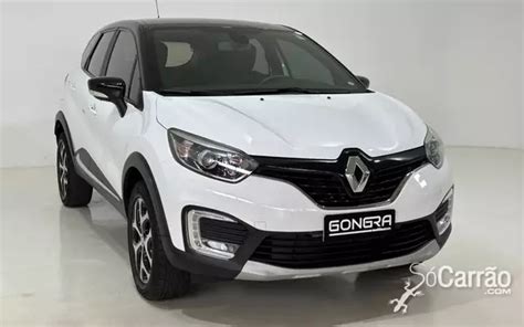 Renault CAPTUR INTENSE 1 6 16V SCE CVT X TRONIC 2021 Flex Branca