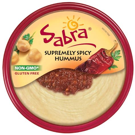 Sabra Supremely Spicy Hummus 10 Ounce 12 Per Case