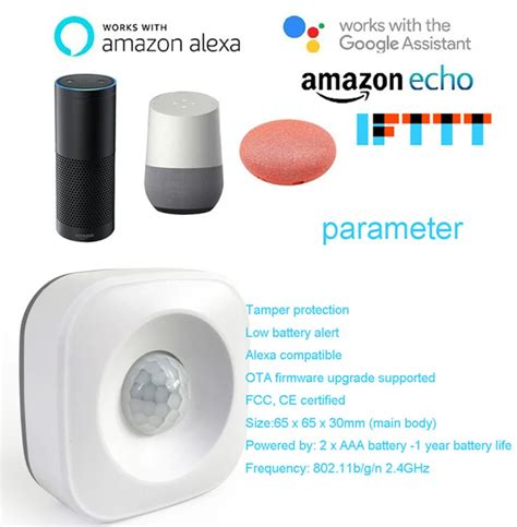 High Accurate Smart Wireless Pir Motion Sensor Detector Smart Home