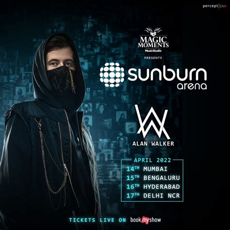 Alan Walker Announces India Tour With Sunburn Arena MusiCulture