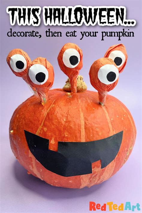 No-Carve Pumpkin Decorating Ideas - Red Ted Art - Kids Crafts