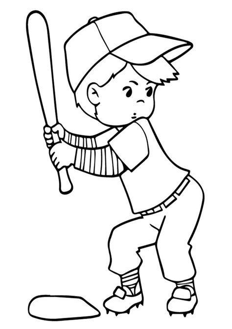 Free And Easy To Print Baseball Coloring Pages Tulamama