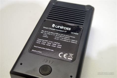 Review Uniross T Compact Smart Charger Support Ni Mh Cd Li Ion