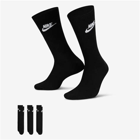 Meia Cano Alto Nike Sportswear Everyday Essential 3 Pares Adulto Em