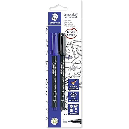 STAEDTLER Lumo Color 318ASBK2D Rotulador Permanente Para