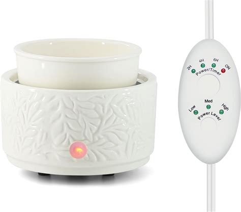 Elusiaka Wax Melt Warmer With Timer 3 In 1 Electric Candle Wax Warmer