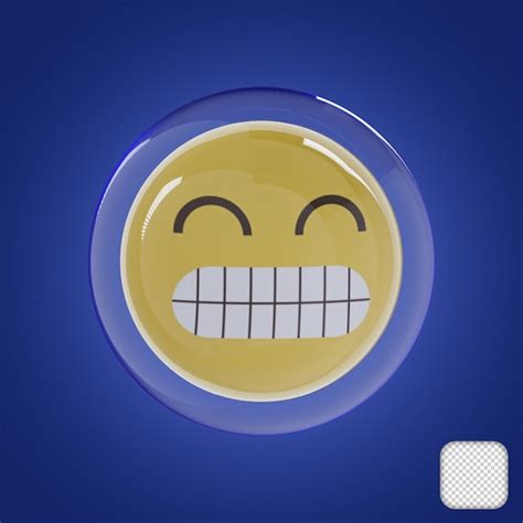 Sonrisa Cara Emoji Con Burbuja D Ilustraci N Archivo Psd Premium