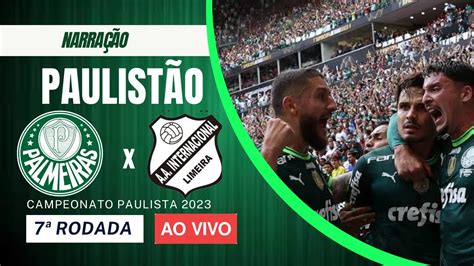 PALMEIRAS X INTER DE LIMEIRA AO VIVO CAMPEONATO PAULISTA