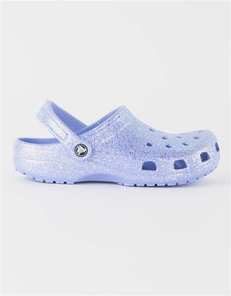 CROCS Girls Classic Glitter Clogs - GLITTER | Tillys