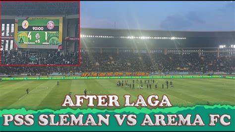 AFTER LAGA PSS SLEMAN VS AREMA FC BRI LIGA1 2024 STADION MANAHAN SOLO