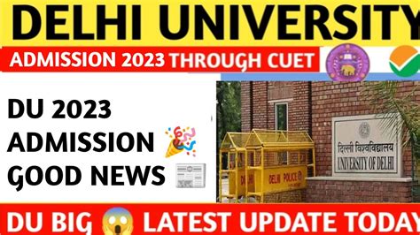 Delhi University Admission 2023 Delhi University Pg Admission 2023 Du