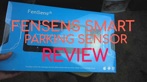 FenSens Smart Wireless Parking Sensor REVIEW YouTube