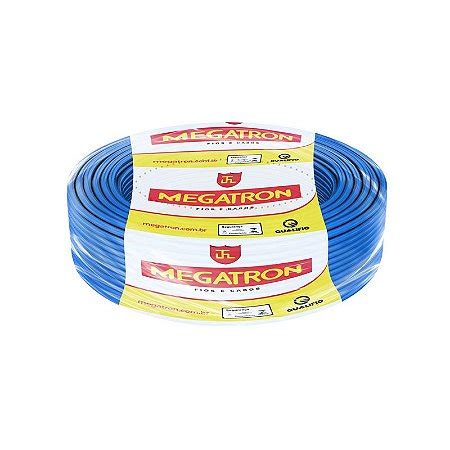 CABO FLEXÍVEL 16 0MM AZUL MEGATRON C100 CMC COMÉRCIO E IMPORTAÇÕES DE