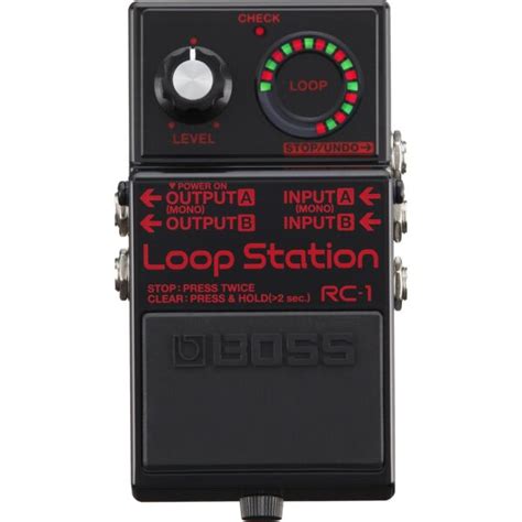 Boss Rc 1 Loop Station Looper Guitar Effects Pedal Black Edition Rc1