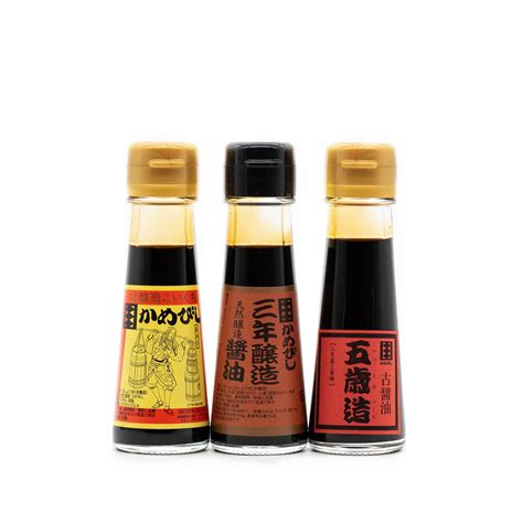 Aged Soy Sauce Triple Pack Japanese Shoyu The Wasabi Co The