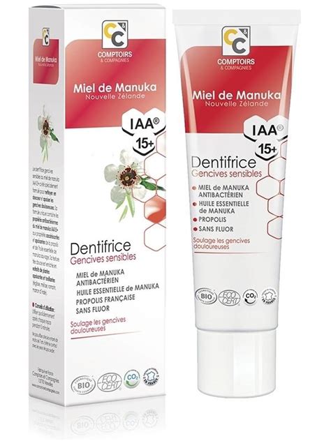 Dentifrice Gencives Sensibles Miel De Manuka 75ml Comptoirs Et