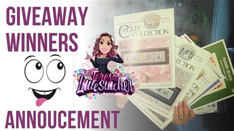 Flosstube Giveaway Winners Announced Claim Your Stitchy Prizes