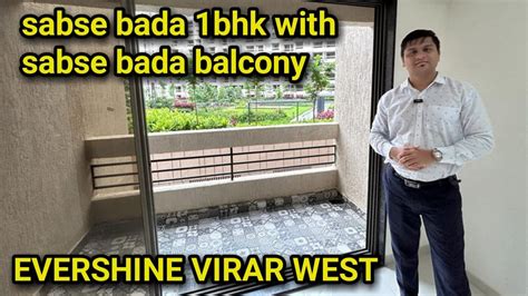 SABSE BADA 1BHK WITH SABSE BADA BALCONY EVERSHINE AMAVI 303 VIRAR