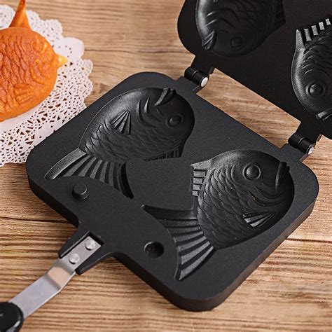 Taiyaki Maker Molde Para Pasteles En Forma De Pescado Sart N Taiyaki