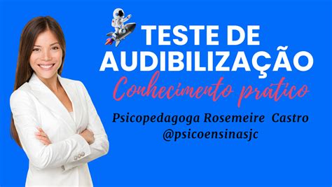 Teste de audibilização teoria e prática Vale Cursos Online