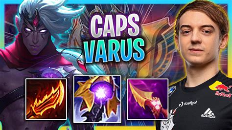 CAPS TRIES VARUS NEW META MID G2 Caps Plays Varus Mid Vs Vex Season