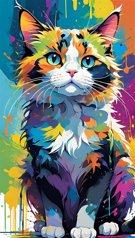 Pin By Marjorie Eme On Dessin In Cat Art Painting Consciousness