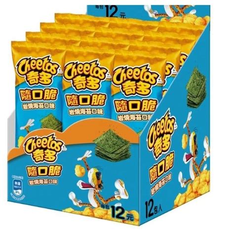 【啾啾蛋小舖】奇多cheetos。隨口脆系列岩燒海苔家常起司玉米濃湯雞汁 28g包 蝦皮購物