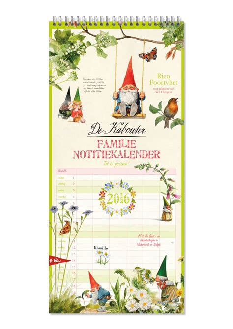 Deze Vrolijke Familienotitiekalender 2016 Is Gemaakt Met Tekeningen Van