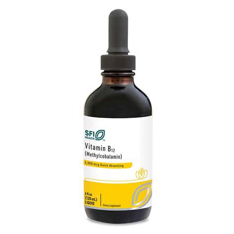 B12 Liquid Methylcobalamin 5000 Mcg Klaire Labs