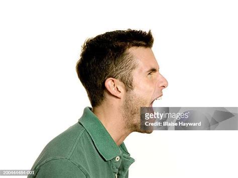 864 Man Profile Mouth Open Stock Photos, High-Res Pictures, and Images - Getty Images