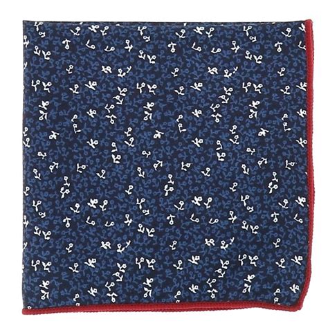 Pochette Costume Liberty Bleu foncé