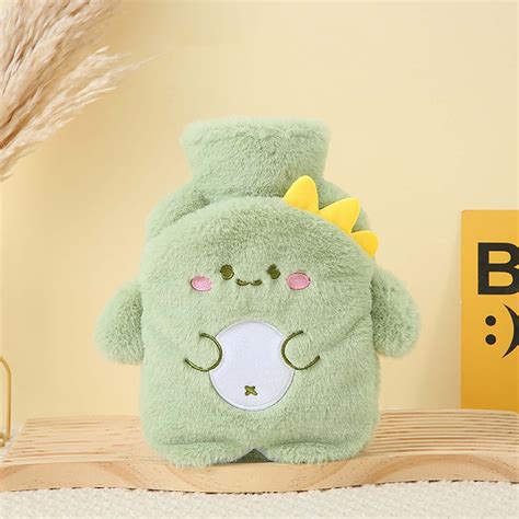 Mini Hot Water Bottle Cute Plush Hot Water Bag Explosion Proof Water Injection Bag Portable And