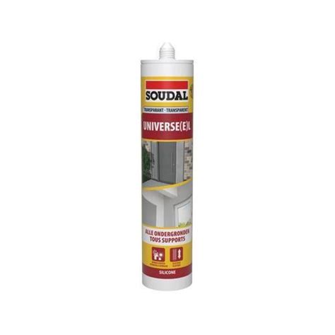 Soudal Voegkit Silicone Universeel Transparant 300 Ml Aanbieding Bij Praxis