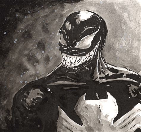 Venom Profile Illustration Artist Unknown Comic Art Sale