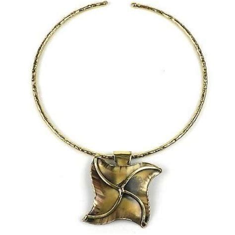 Brass Pinwheel Pendant Necklace Brass Images N Silver Necklace Designs Pendant Necklace