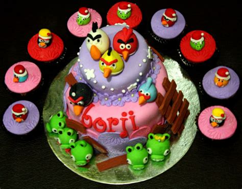 Themed Cakes Birthday Cakes Wedding Cakes Angry Bird Themed Cakes