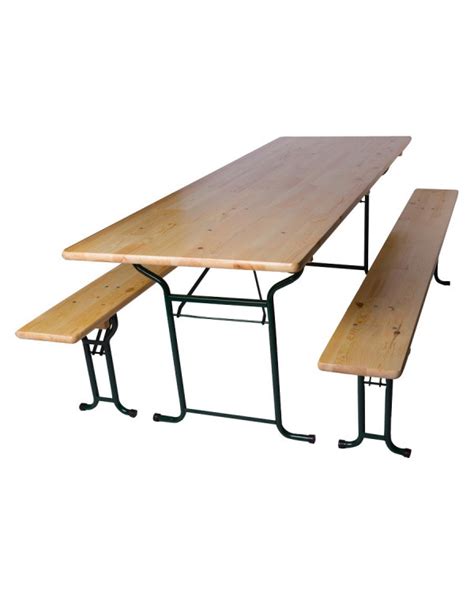 Ensemble Brasserie Table Et Banc En Bois