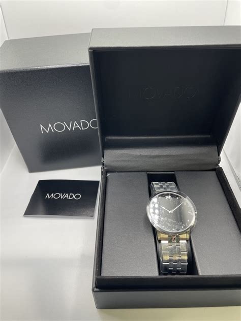 Movado Museum Classic Watch Sterling Knight Jewelry Pawn