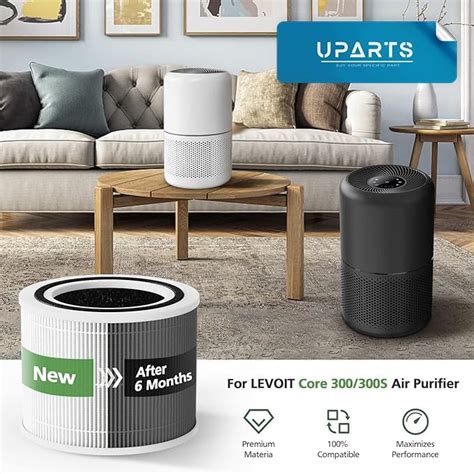 Uparts Filtro De Repuesto Para Purificador De Aire Levoit Core