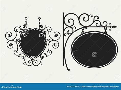 Illustration Du Vecteur Du Cadre Du Panneau De Signalisation