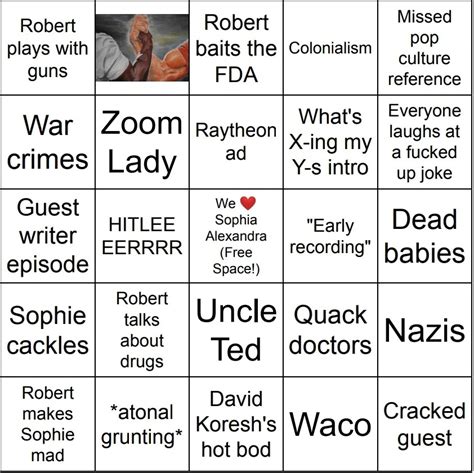 Do We Have An Official Bingo Card Yet Please Give Suggestions For More